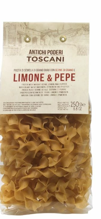 Pappardelline Mit Zitrone Und Pfeffer, 250g - Antichi Poderi Toscani 1 Pappardelline Mit Zitrone Und Pfeffer, 250g - Antichi Poderi Toscani