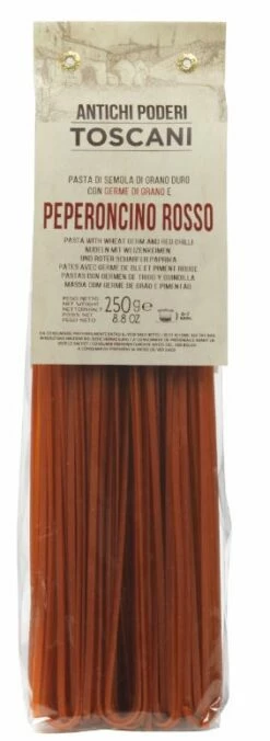 Tagliatelle Pikant, Toskanische Nudeln Mit Peperoncino, 250gr - Antichi Poderi Toscani