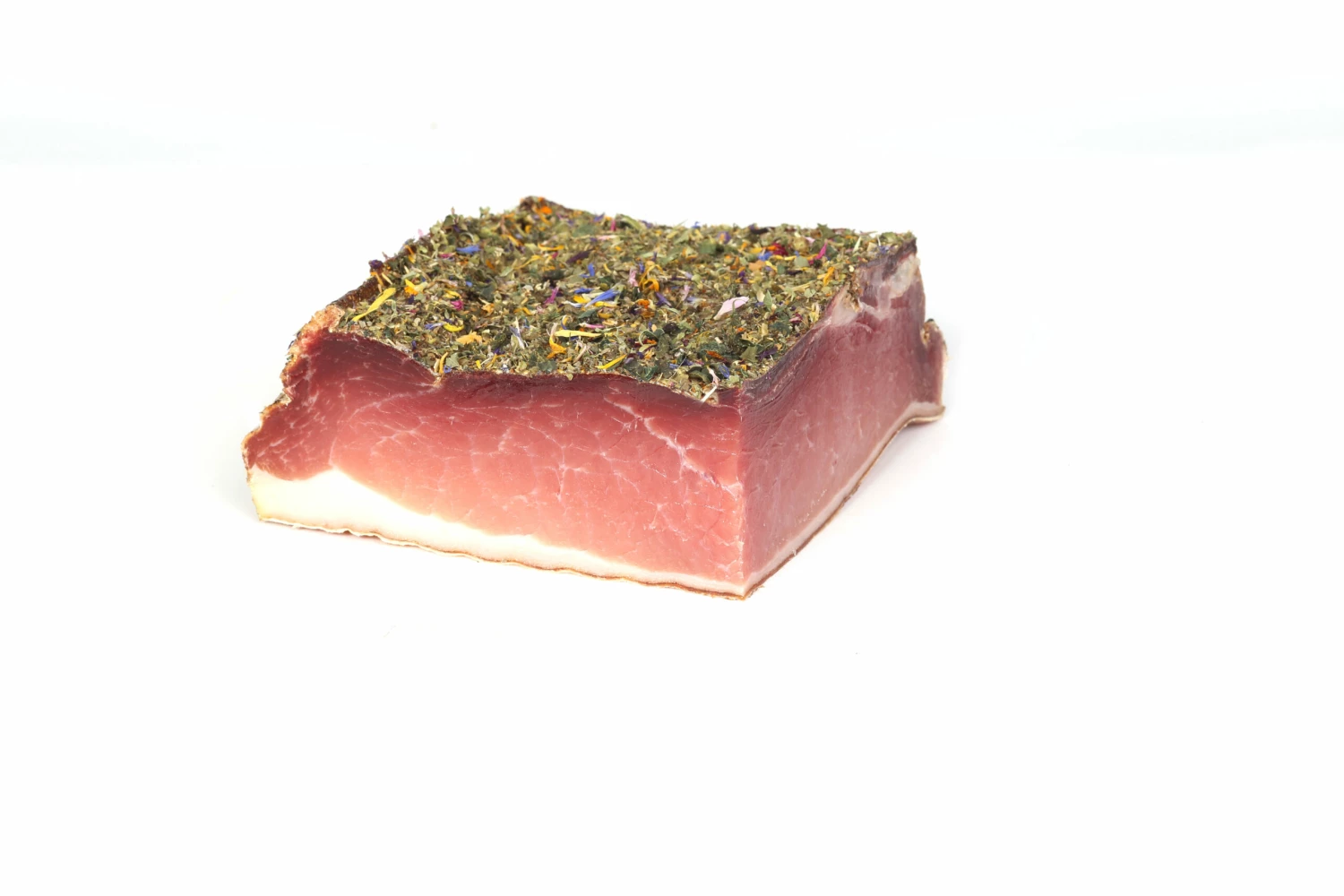 Kräuterschinkenspeck, 1/2 Form Vakuumiert, Ca. 1,65kg - Rinner Metzgerei 4 Kräuterschinkenspeck, 1/2 Form Vakuumiert, Ca. 1,65kg - Rinner Metzgerei – Bild 4