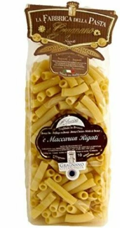 La Fabbrica Della Pasta Di Gragnano Maccarun Rigati IGP - Makkaroni Aus Neapel, 500g