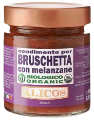 Tomaten-Auberginen-Bruschetta, BIO, 190g - Alicos