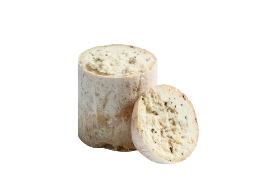 "Crutin" Hartkäse Aus Kuh- & Ziegemilch Mit Naturschimmel & Trüffelsplitter, Ca. 300 G. - Degust 1 "Crutin" Hartkäse Aus Kuh- & Ziegemilch Mit Naturschimmel & Trüffelsplitter, Ca. 300 G. - Degust