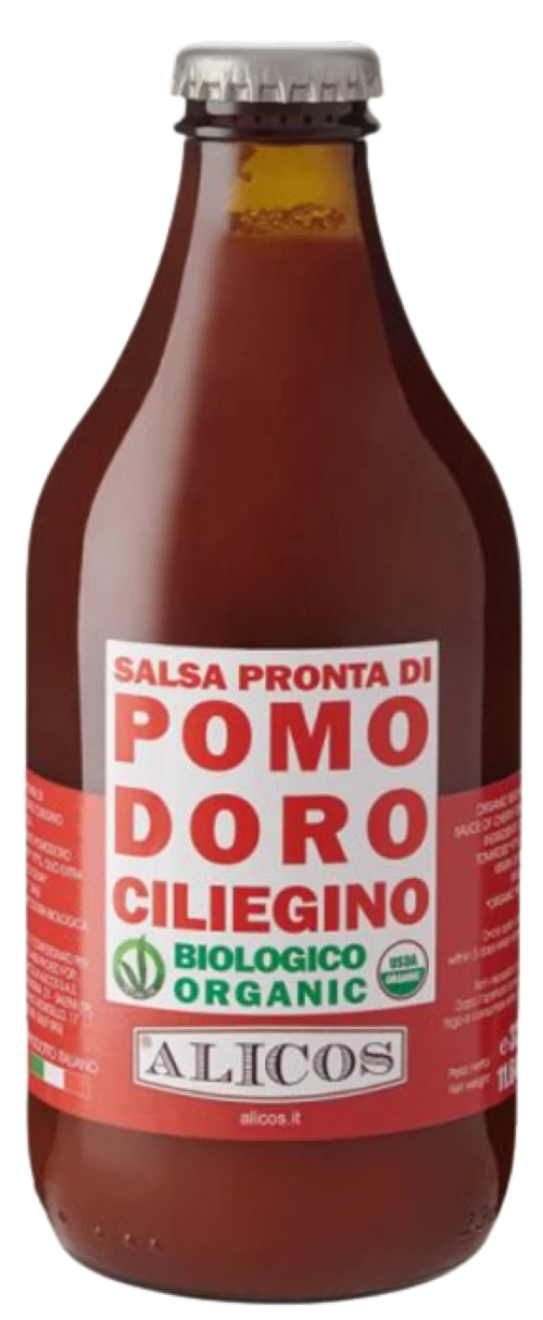 Fertigsauce Kirschtomaten, BIO, 330g - Alicos 1 Fertigsauce Kirschtomaten, BIO, 330g - Alicos