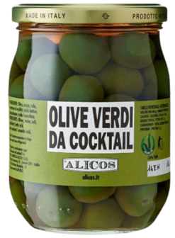 Grüne Cocktailoliven, 340g - Alicos