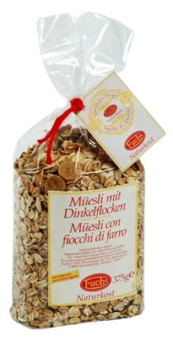 Müsli Mit Dinkelflocken - Müsli Mit Dinkelvollkornflocken, 375g - Fuchs