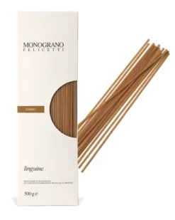 Dinkel Linguine, Flache Dinkelbandnudeln, 500g - Felicetti