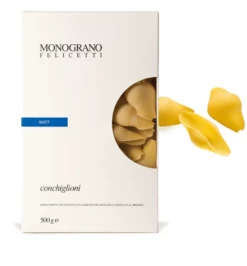 Conchiglioni BIO Matt, Große Muschelnudeln Aus Hartweizengrieß, 500g - Felicetti