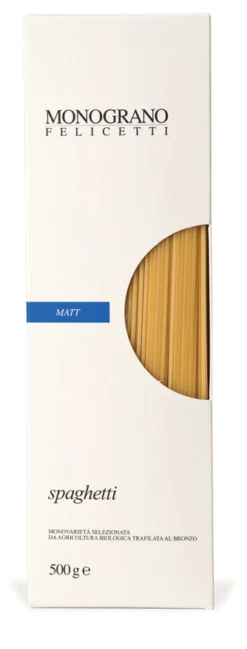 BIO Spaghetti Matt, Nudel Aus Hartweizengrieß, 500g - Felicetti