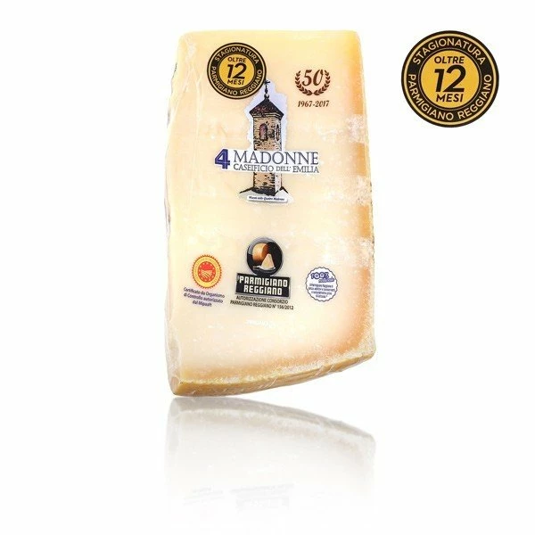 Parmesan, Parmigiano Reggiano DOP über 12 Monate Gereift - Caseificio 4 Madonne 1 Parmesan, Parmigiano Reggiano DOP über 12 Monate Gereift - Caseificio 4 Madonne