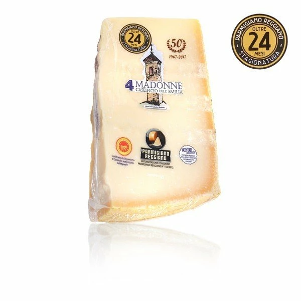 Parmesan, Parmigiano Reggiano DOP über 24 Monate Gereift - Caseificio 4 Madonne 1 Parmesan, Parmigiano Reggiano DOP über 24 Monate Gereift - Caseificio 4 Madonne
