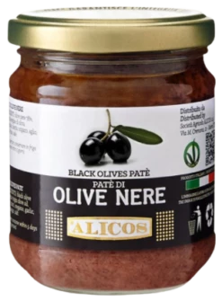 Paste Aus Schwarzen Oliven, 180g - Alicos