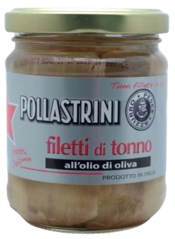 Thunfischfilet, Eingelegt In Olivenöl, 200g - Pollastrini