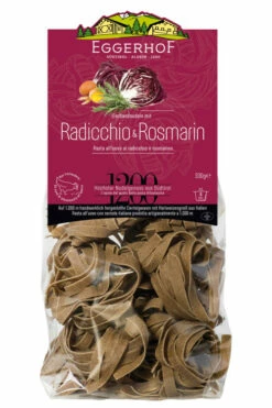 Radicchio & Rosmarinnudeln, Eierbandnudeln, 330 G - Eggerhof