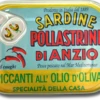Pikante Sardinen Eingelegt In Olivenöl, Dose, 100 G - Pollastrini