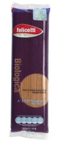 BIO Spaghetti, Nudeln Aus Vollkorn-Hartweizengrieß, 500g - Felicetti