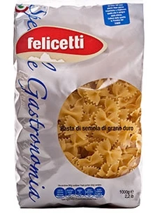 Nudeln In Schmetterlingform Aus Hartweizengrieß, 1kg - Felicetti
