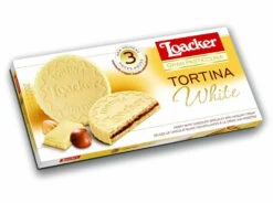 Tortina White - Zarte Schokowaffel Mit Weißer Schokolade 3x 21g - Loacker