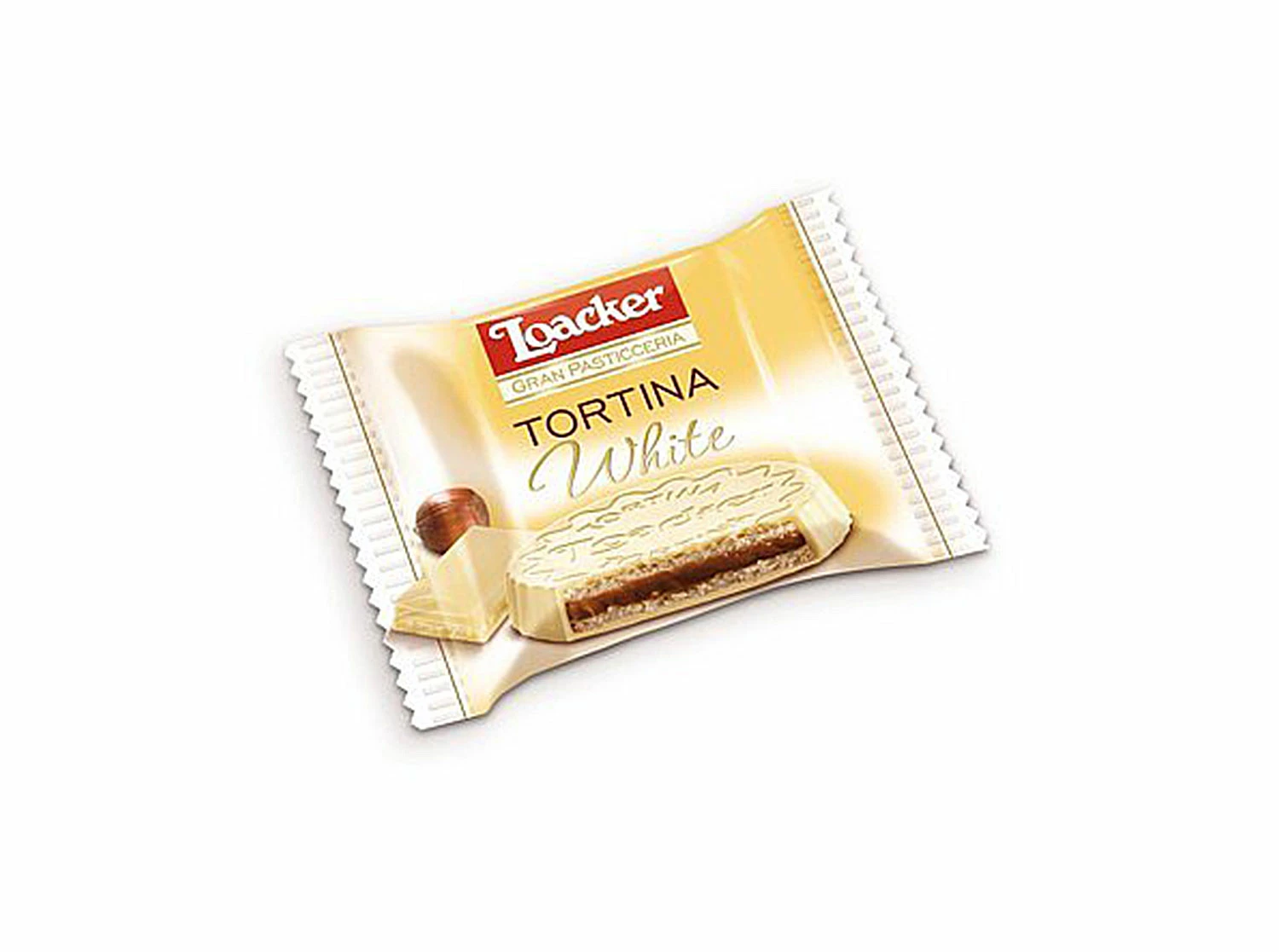 Tortina White - Zarte Schokowaffel Mit Weißer Schokolade 3x 21g - Loacker 2 Tortina White - Zarte Schokowaffel Mit Weißer Schokolade 3x 21g - Loacker – Bild 2