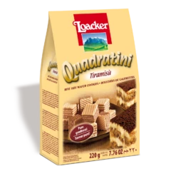 Quadratini Tiramisù 220g, In Würfelform - Loacker