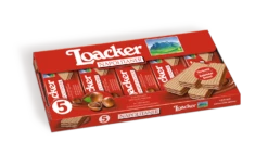 Napolitaner, Knusprige Haselnusswaffeln, 5 X 45 G - Loacker
