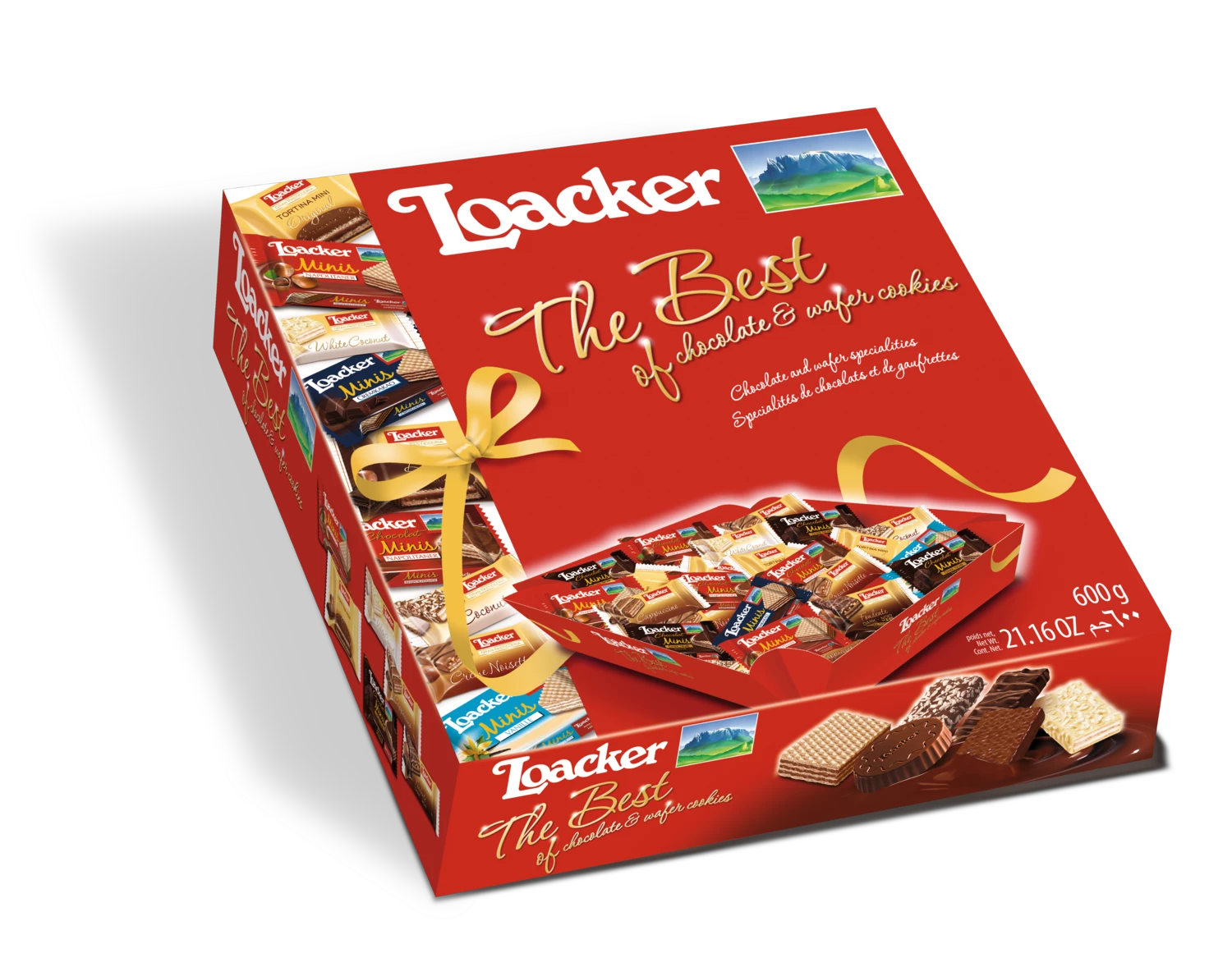 The Best Of 600g, Geschenkbox Mit Den Besten Köstlichkeiten - Loacker 1 The Best Of 600g, Geschenkbox Mit Den Besten Köstlichkeiten - Loacker