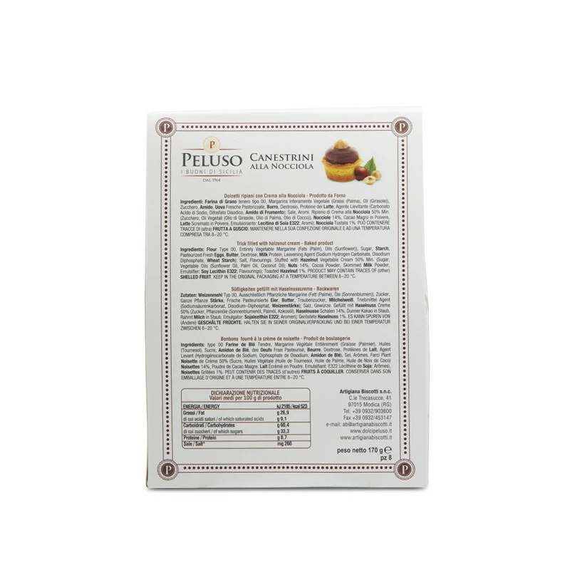 Canestrini Mit Haselnüssen, Gebäck Aus Sizilien, 170 G - Peluso1964 4 Canestrini Mit Haselnüssen, Gebäck Aus Sizilien, 170 G - Peluso1964 – Bild 4
